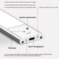 Rechargeable Motion Sensor Light Bar Cabinet Wardrobe Lamp With Remote Control, 20cm Silver, 40cm Silver, 60cm Silver, 80cm Silver, 20cm Black, 40cm Black, 60cm Black, 80cm Black