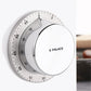 Magnet Timer Kitchen Stainless Steel Timer Creative Alarm Clock Reminder Countdown, Silver