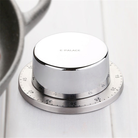 Magnet Kitchen Timer Stainless Steel Timer Creative Alarm Clock Mechanical Reminder Countdown