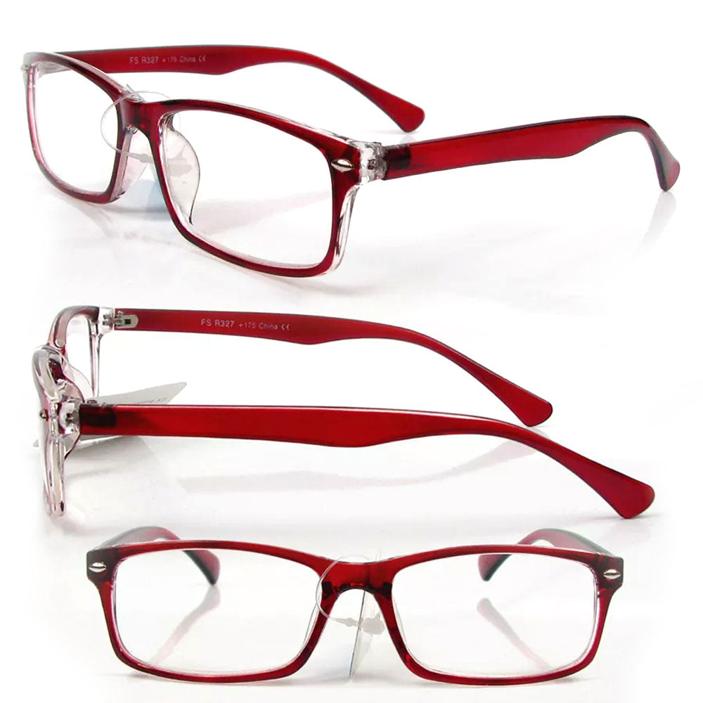 Classic Frame Reading Glasses Nerd Geek Style Readers