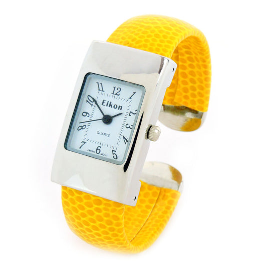 Red Snake Style Band Small Size Women's Bangle Cuff Watch