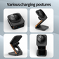 3 in 1 Wireless Compact Charger 15W Fast Charging Station Compatible with iPhone , AirPods and  iWatch