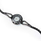 Black Crystal Bling Face Thin Bracelet Women's Jewelry Watch