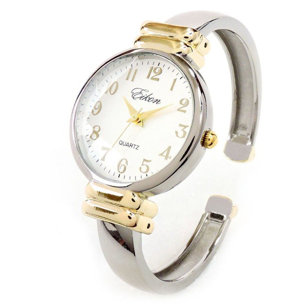 Eikon Slim Case Women's Bangle Cuff Watch