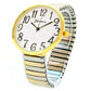 2Tone Super Large Face Easy to Read Stretch Band Watch