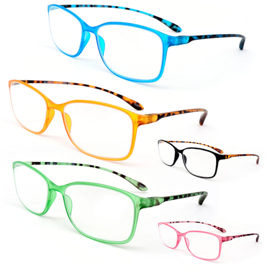 Super Light and Extremely Flexible Frame Frosted Matte Finish Reading Glasses
