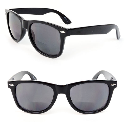 Bifocal Sun Readers Classic Frame Retro Style Reading Sunglasses