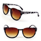 Clubmaster Semi Frame Black Tortoise Women's Fashion Sunglasses