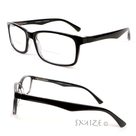Bifocal Readers Classic Rectangle Frame Reading Glasses