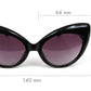 Cat Eye Oversized Black or Tortoise Vintage Style Women's CatEye Sunglasses