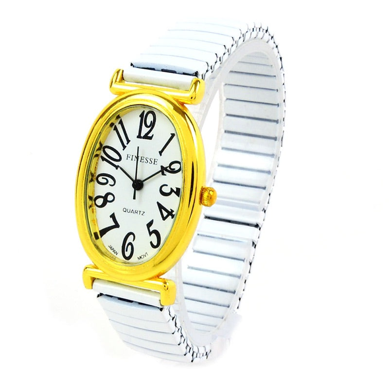 Clearance Sale - FInesse Gold Oval Watch