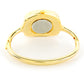 Gold Square Face Elegant Women's Small Hoop Bracelet Watch