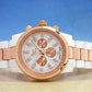 CLEARANCE SALE - Rose Gold White Pearl Bracelet Watch