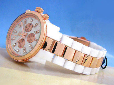 CLEARANCE SALE - Rose Gold White Pearl Bracelet Watch