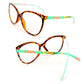 Cat Eye Oversized Frame Women's Reading Glasses