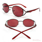 Sun Readers Metal Rim Single Vision Oval Reading Sunglasses