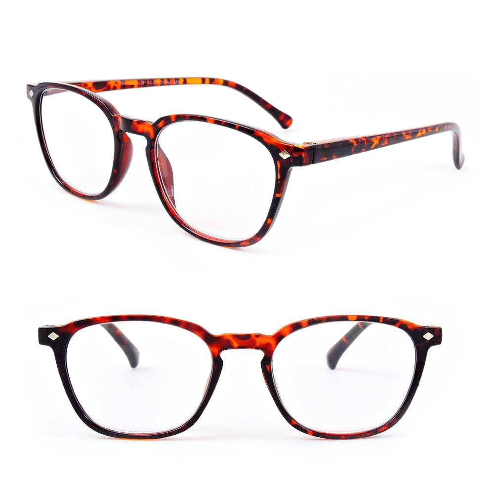 Reading Glasses Fashion Men and Women Readers Spring Hinge Glasses for Reading