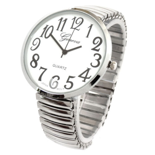 CLEARANCE SALE - Super Large Face Extension Band Silver Watch